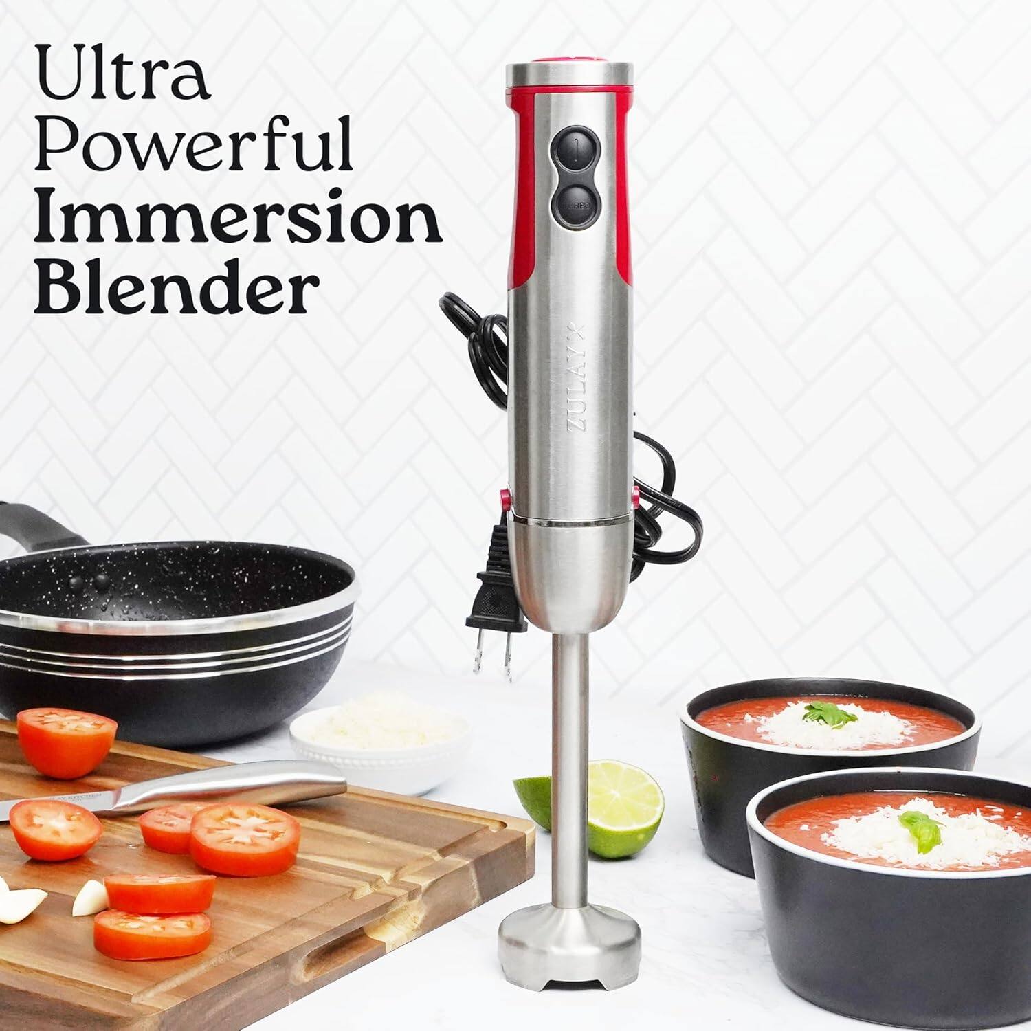 Ultra Powerful Immersion Blender

ZULAY