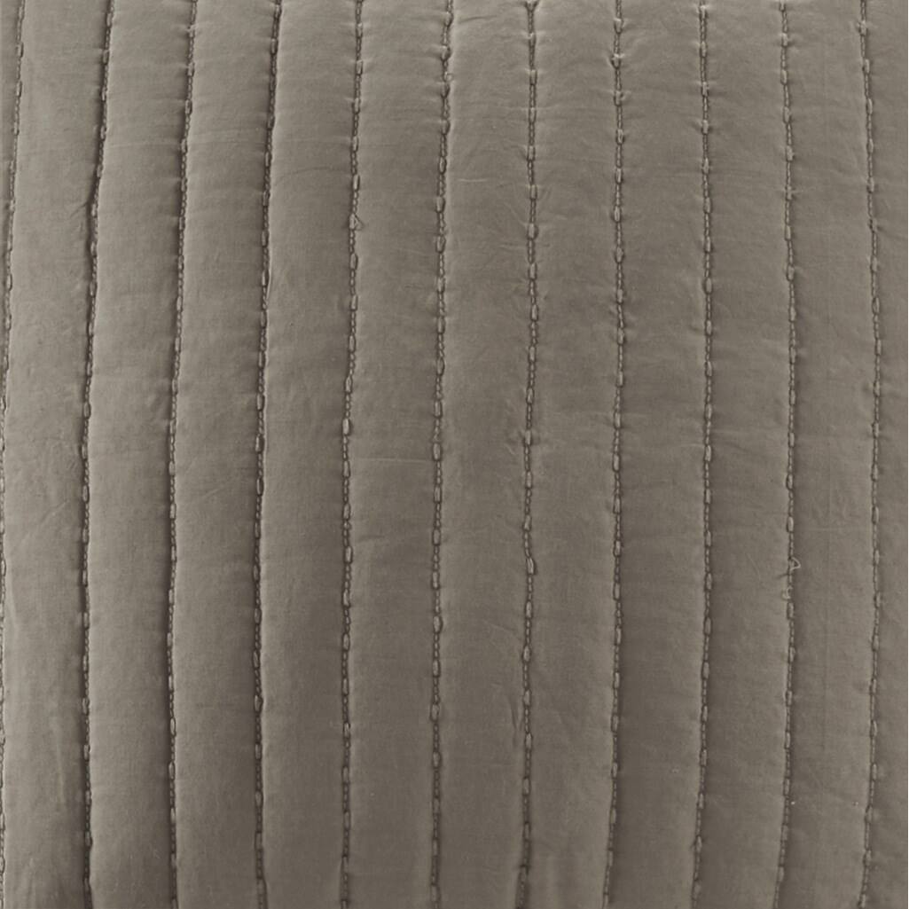 Alt View 5. Gracie Mills - Gracie Mills Johnny Farmhouse Chic Cotton Quilted Euro Sham - Taupe.