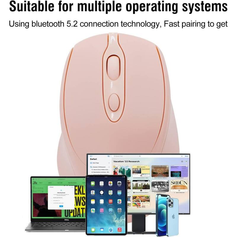 Suitable for multiple operating systems  
Using bluetooth 5.2 connection technology, Fast pairing to get