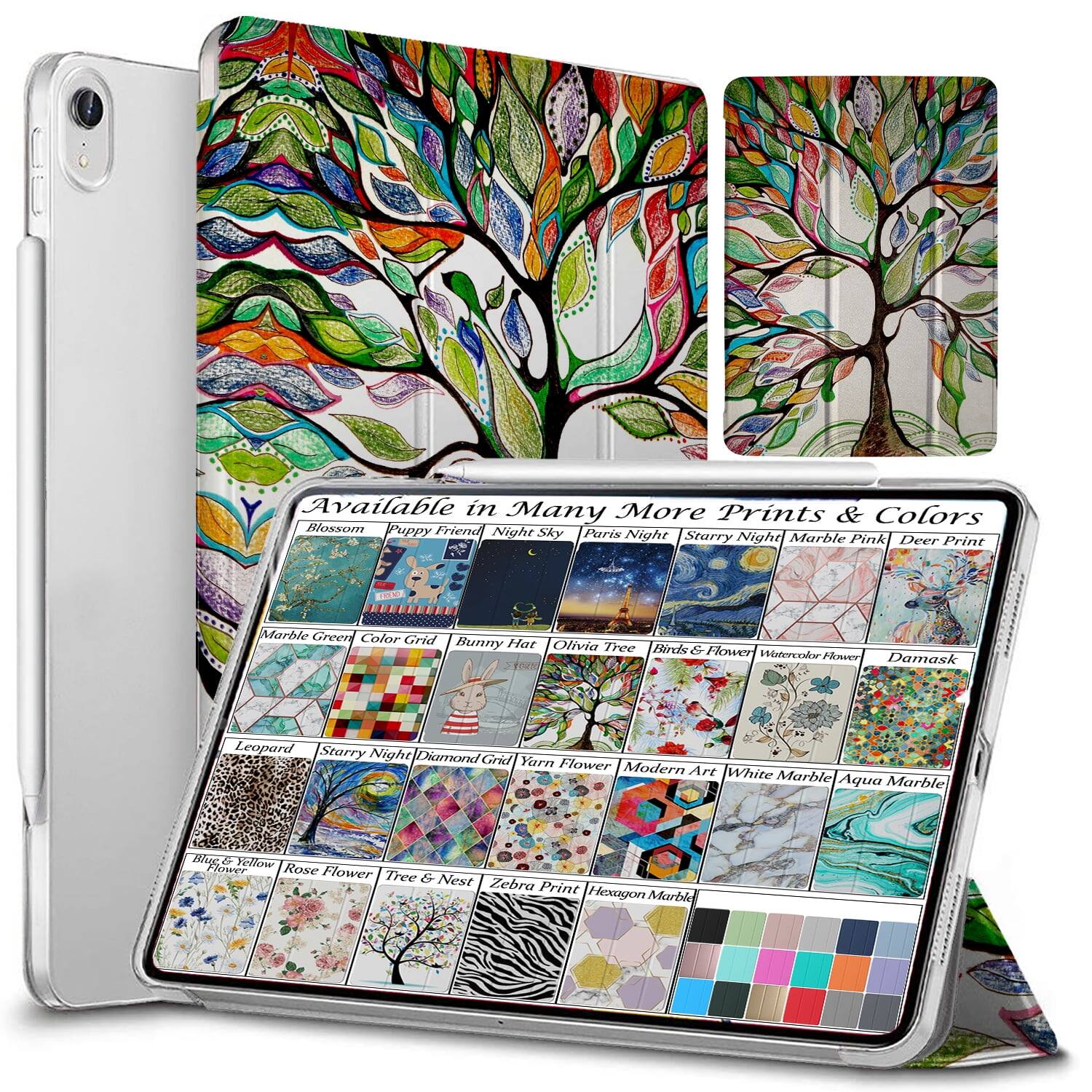 Available in Many More Prints & Colors

- Blossom
- Puppy Friend
- Night Sky
- Paris Night
- Starry Night
- Marble Pink
- Deer Print
- Olivia Tree
- Birds & Flower
- Watercolor Flower
- Damask
- Marble Green
- Color Grid
- Bunny Hat
- On Flower
- Modern Art
- White Marble
- Aqua Marble
- Leopard
- Starry Night
- Diamond Grid
- Yarn Print
- Hexagon Marble
- Blue & Yellow
- Rose Flower
- Tree & Nest
- Zebra Print