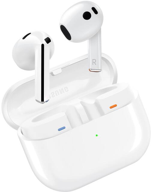 Samsung Galaxy Buds3 Wireless Earbud Headphones White SM R530NZWAXAR Best Buy