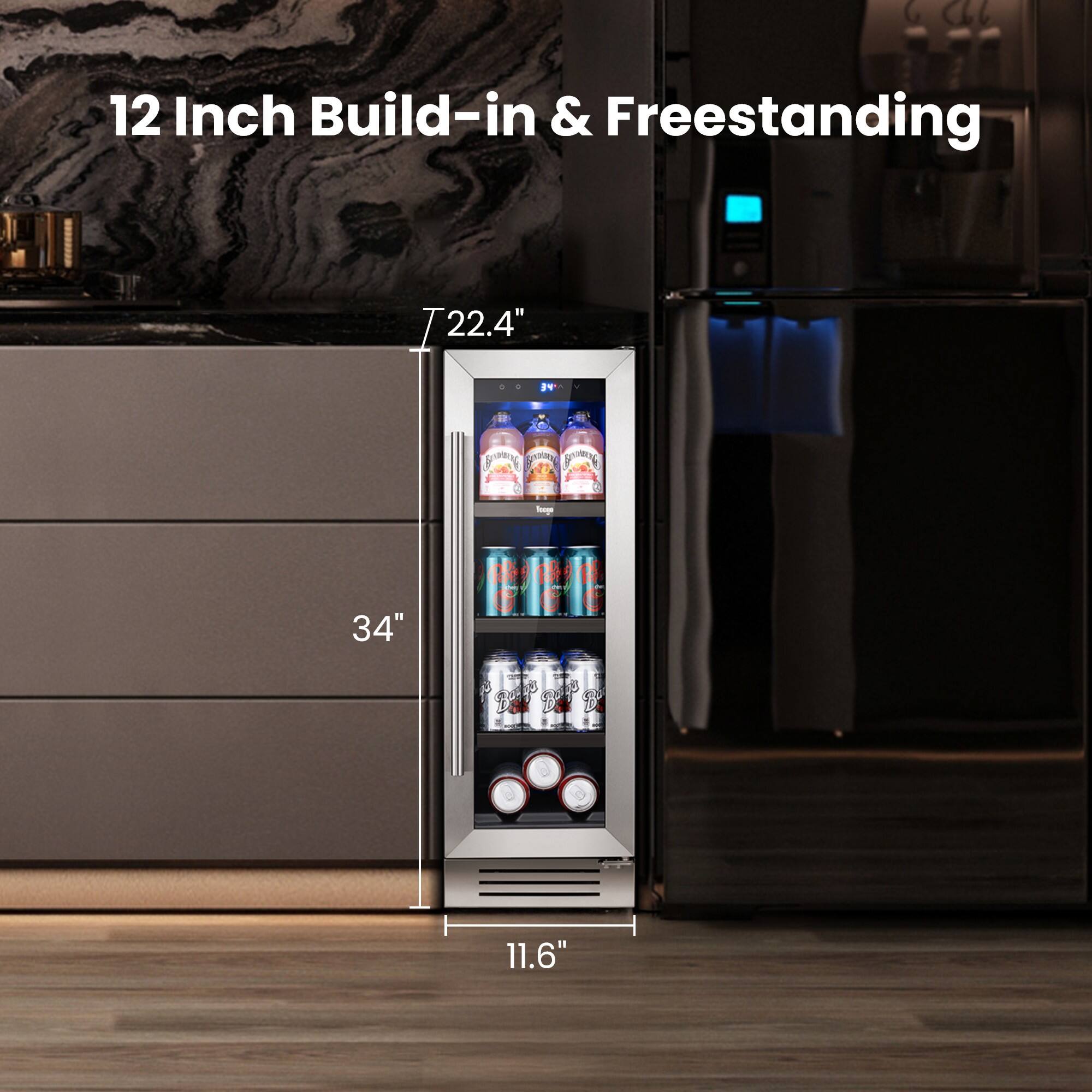 6 Chb 12 Inch Build-in & Freestanding 22.4" 34" 11.6"