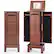 Alt View 17. Costway - Wood Jewelry Cabinet Armoire Storage Box Chest Stand Organizer Indoor Bedroom - Brown.