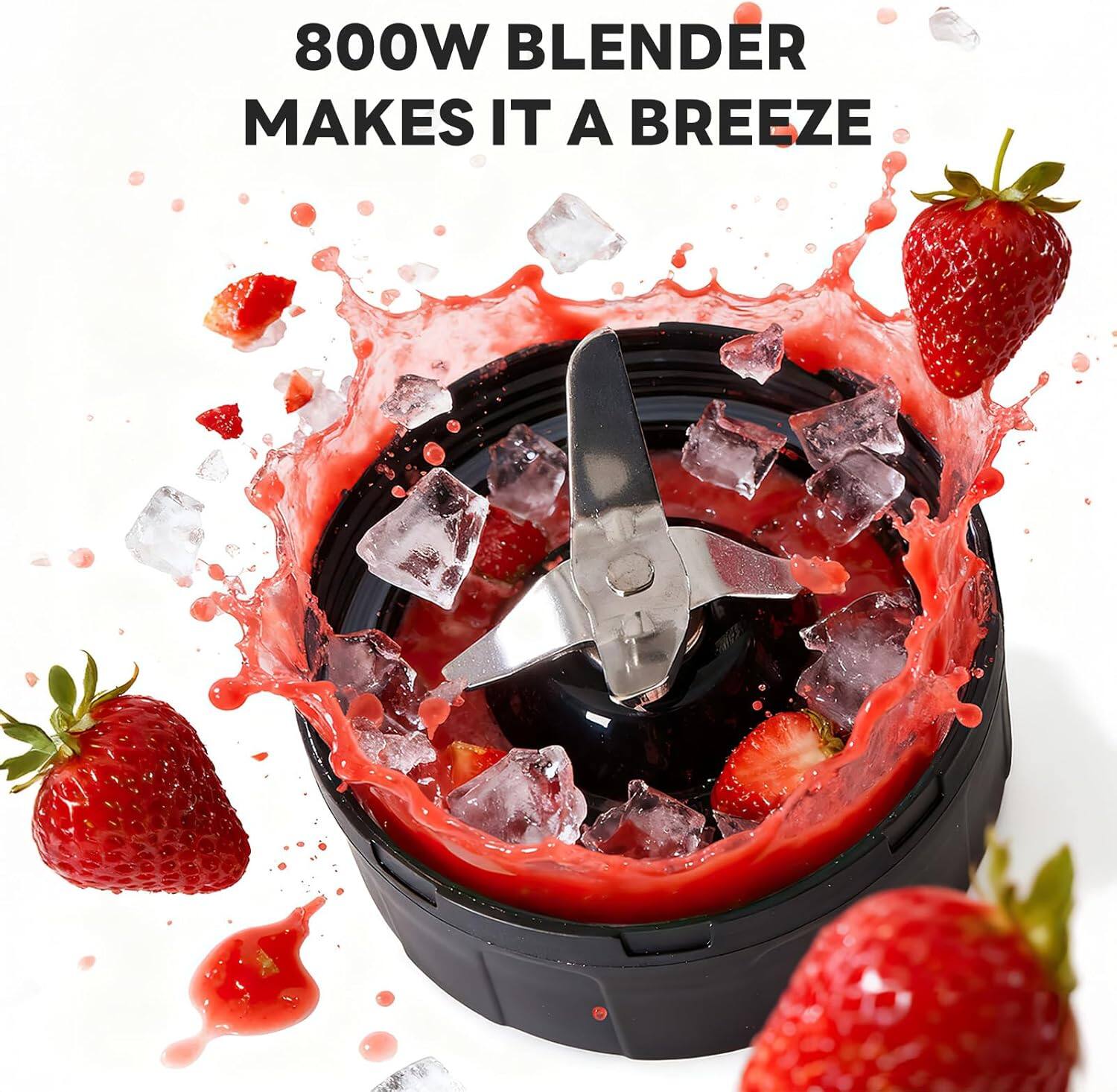 800W Blender Makes It a Breeze