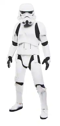 Front. NMR Distribution - Star Wars Stormtrooper Funky Chunky Magnet - White.