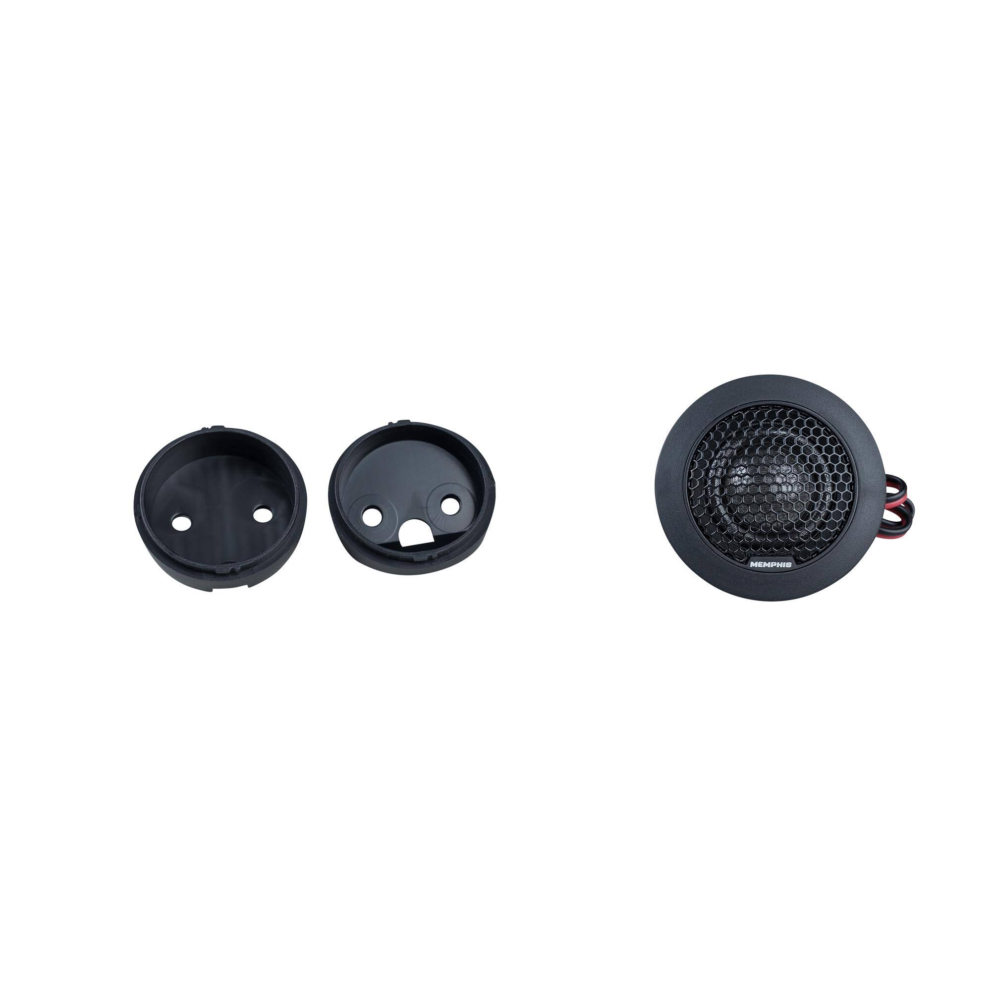 Alt View 4. Memphis Car Audio - Memphis Audio SRX60V Street Reference Series 6.5" Oversize Speakers - Pair - Black/Gray.