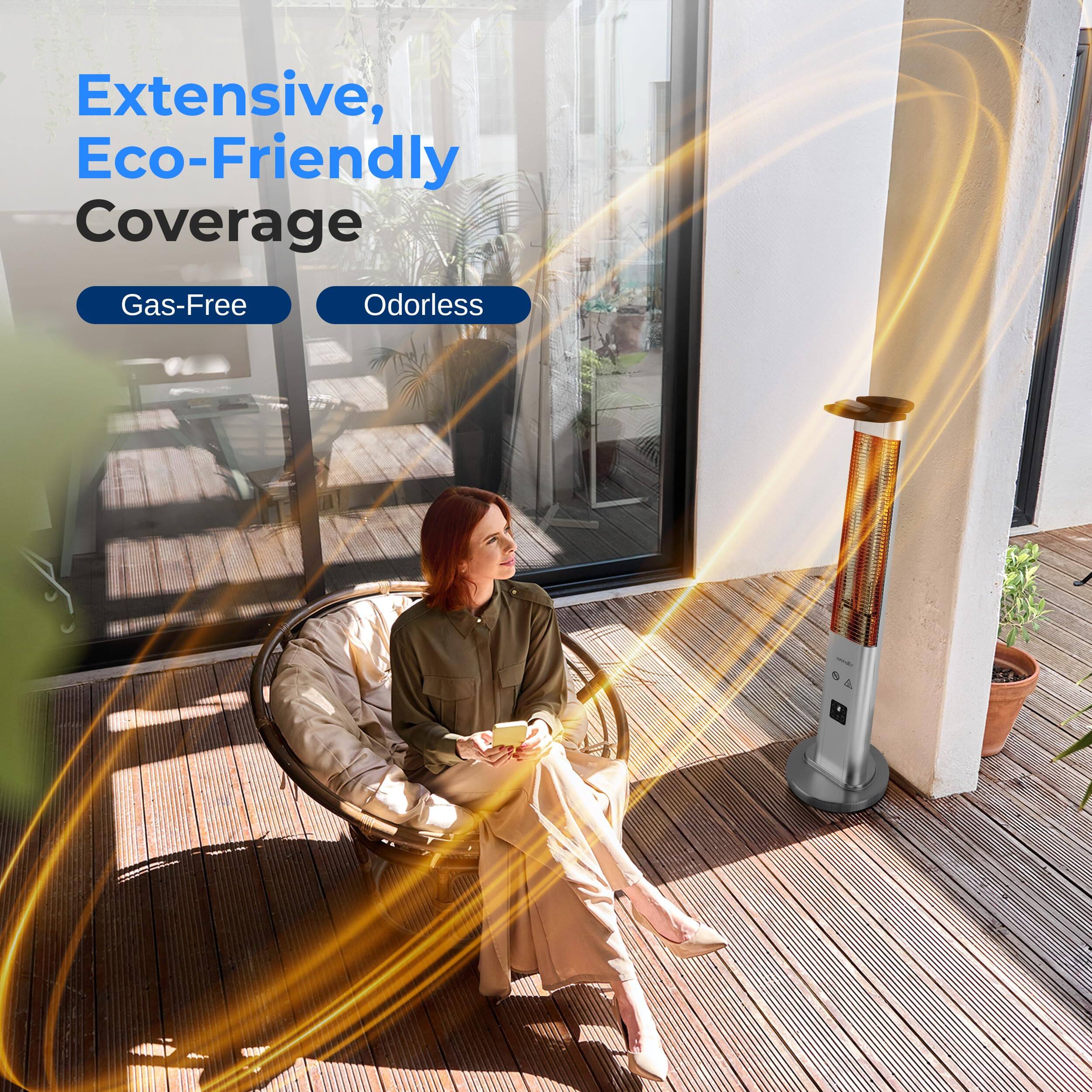 Extensive, Eco-Friendly Coverage  
Gas-Free  
Odorless