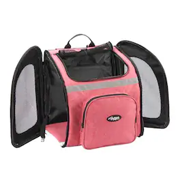 Petique - Pet Backpacker, Pet Carrier for Small Size Pets, Ventilated Backpack Bag for Cats & Dogs