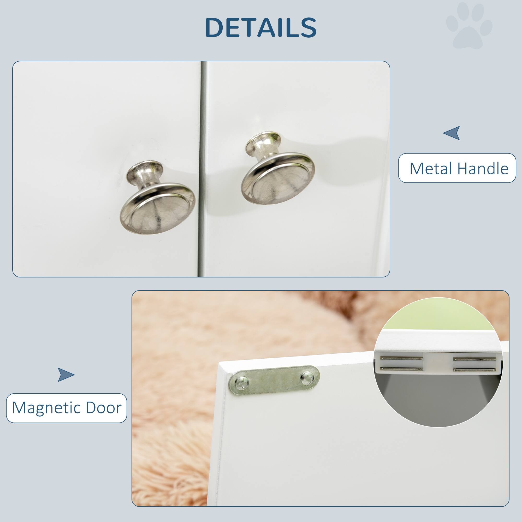 DETAILS

Metal Handle

Magnetic Door