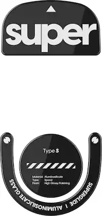 Pulsar - Superglide Type-S for Logitech G Pro X Superlight 2 - Black