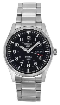 Seiko - 5 Sports Automatic SNZG13 SNZG13K1 SNZG13K Men's Watch - Silver