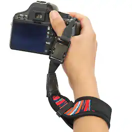 USA Gear - Digital Camera Wrist Strap w/ Padded Neoprene & Quick Release Buckle System