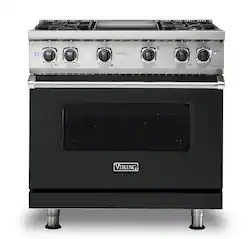 Viking - 5-Series Gas Sealed Burner Range - Antique Bronze - Front_Zoom