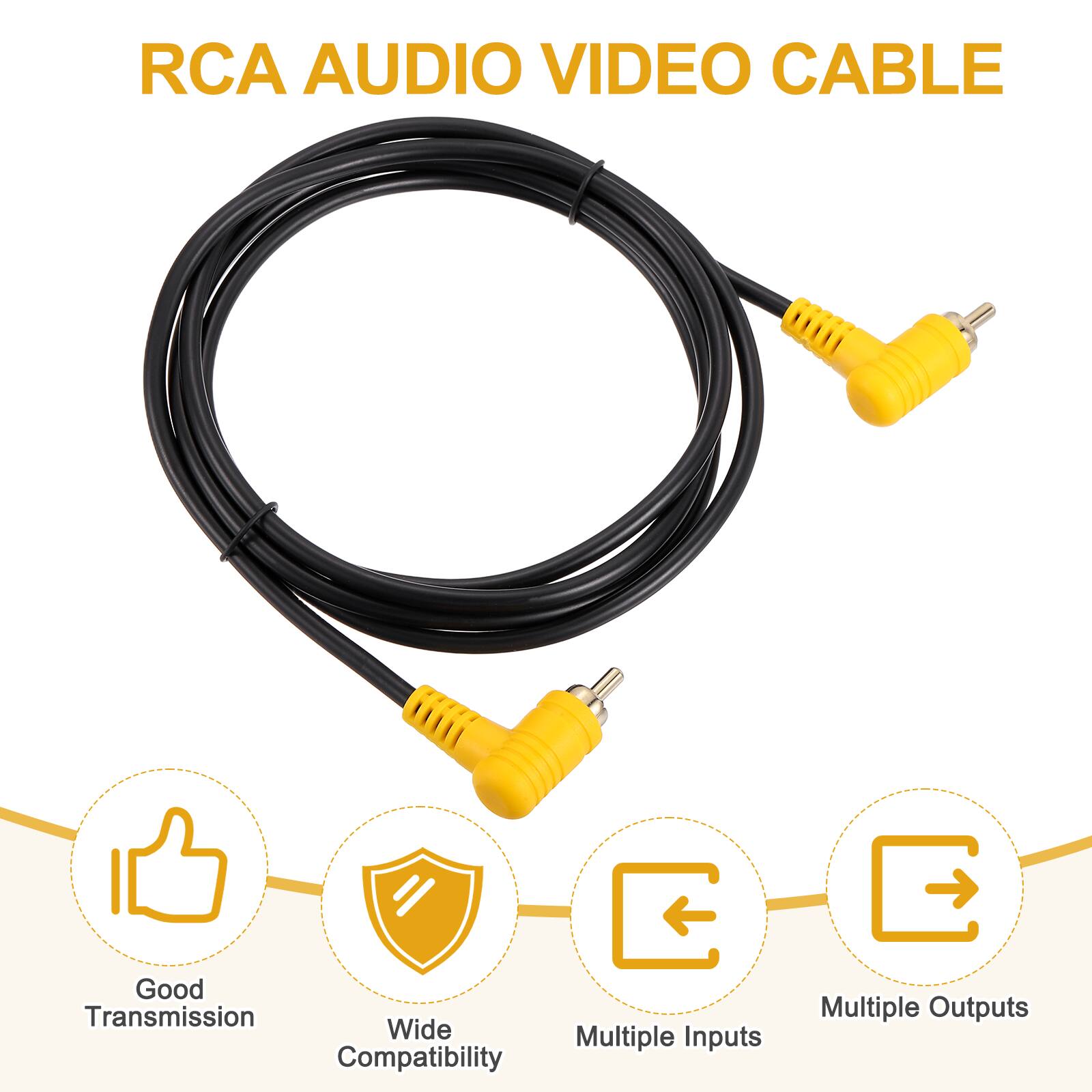 RCA AUDIO VIDEO CABLE

- Good Transmission
- Wide Compatibility
- Multiple Inputs
- Multiple Outputs