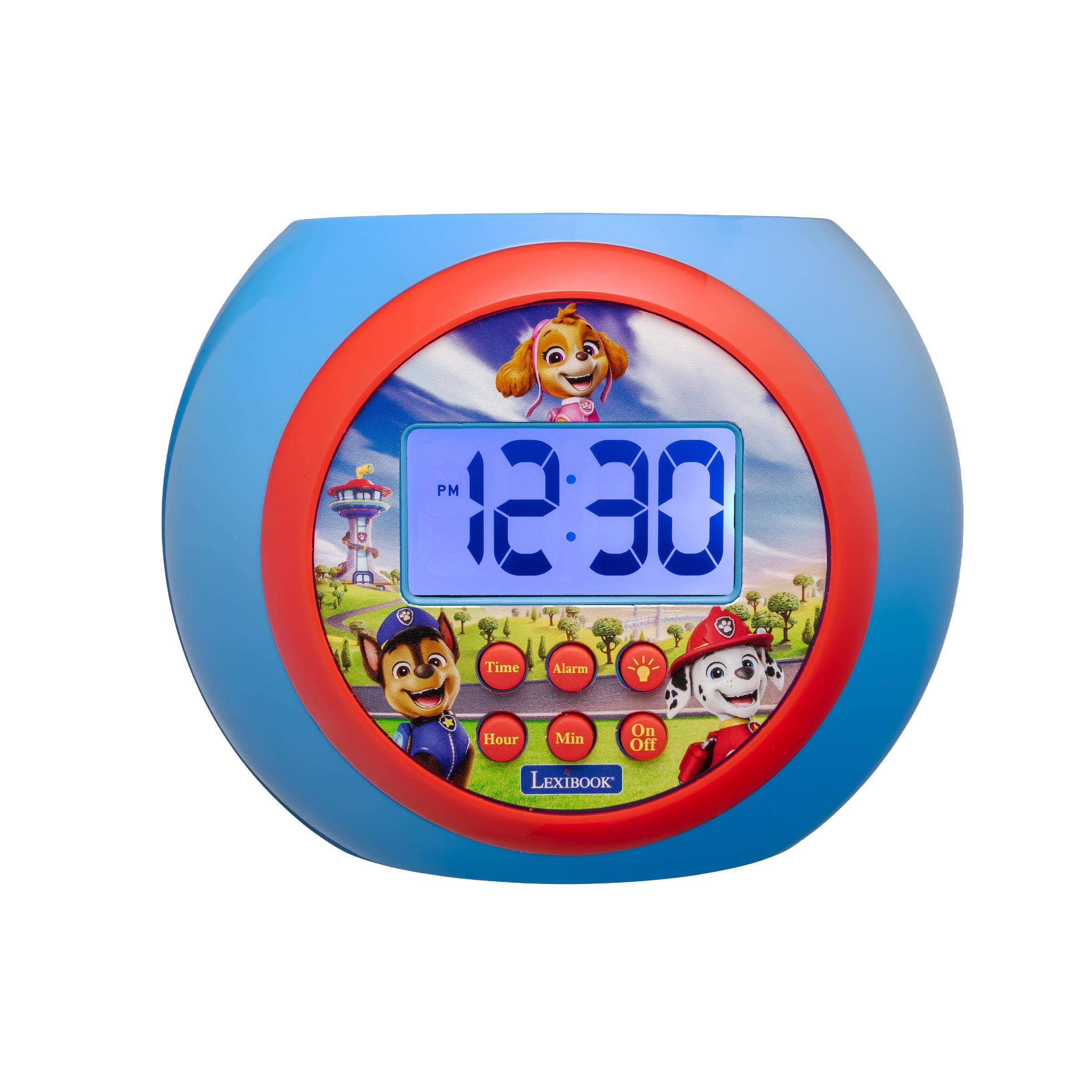 PM 12:30  
Time  
Alarm  
Hour  
Min  
On Off  
LEXIBOOK