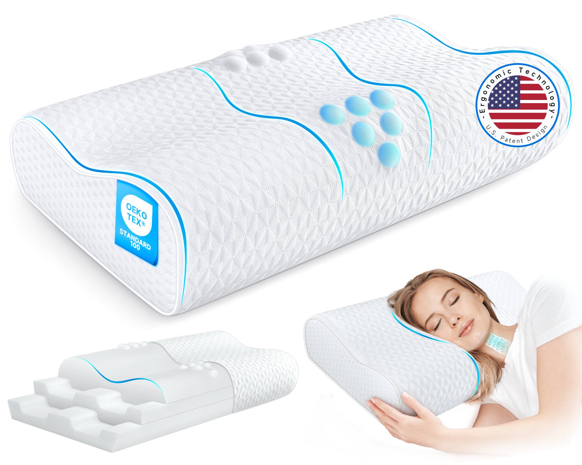 Ergonomic Technologies U.S. Design Patent OEKO TEX STANDARD 100