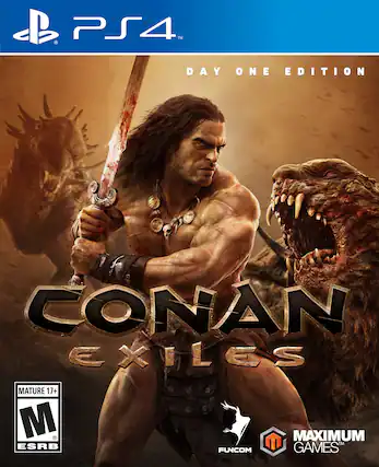 PS4™ DAY ONE EDITION
CONAN EXILES
MATURE 17+
M ESRB
FUNCOM
MAXIMUM GAMES™ - M (Mature 17+)