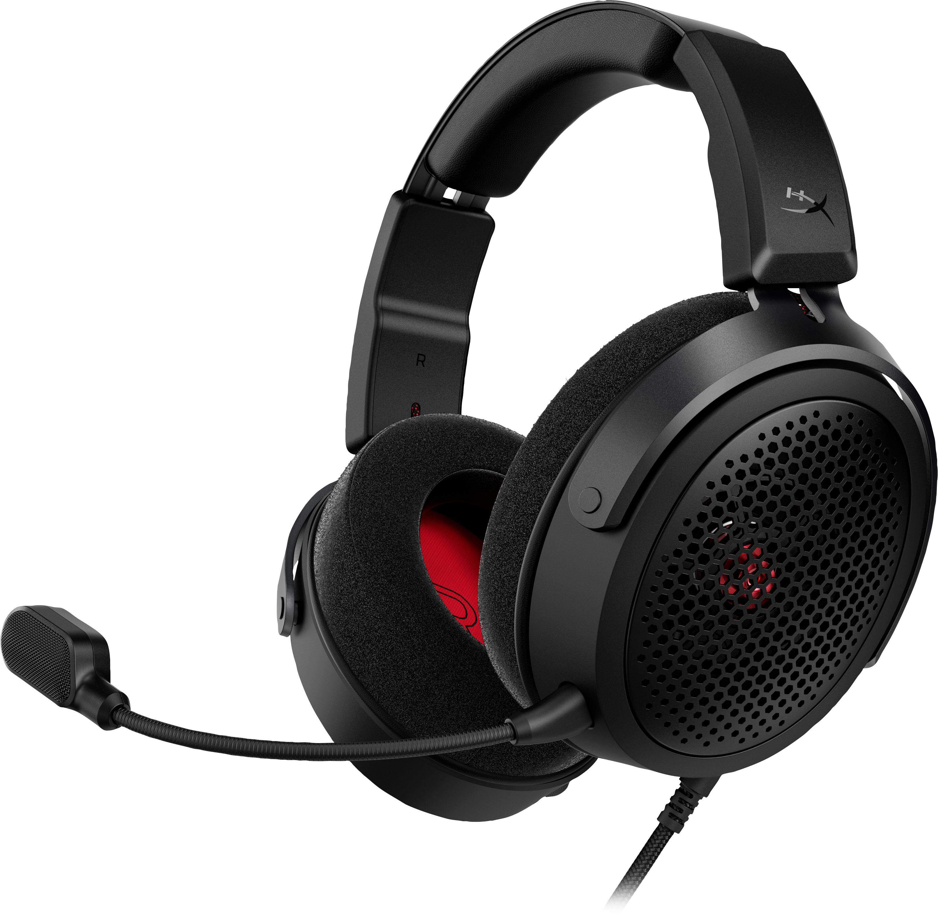 Front. HyperX - Cloud Alpha Air Wireless Open-Back Gaming Headset for PC, PS5, PS4, Xbox X|S, Nintendo Switch, Mac, and Mobile - Black.