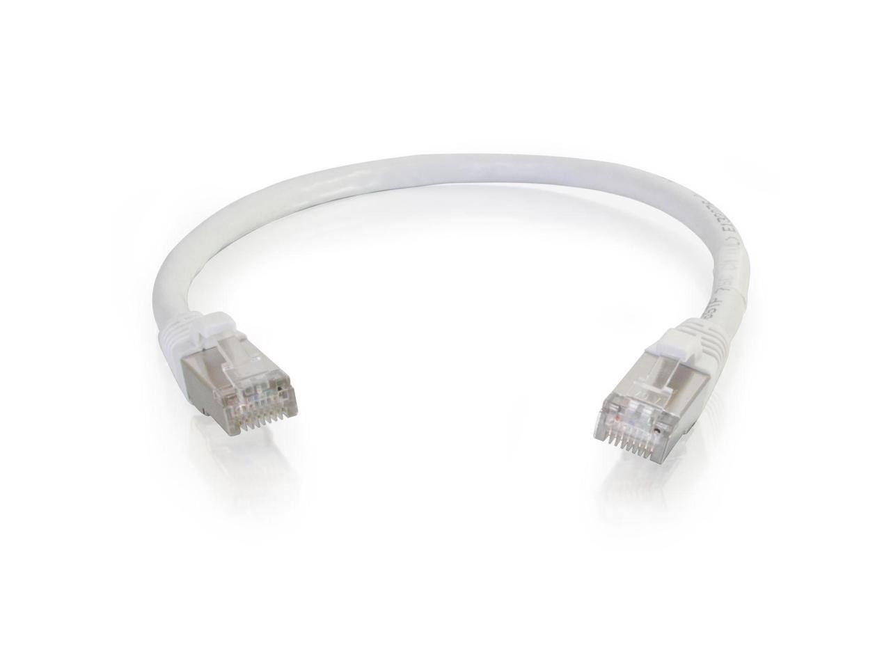 Alt View 1. Cables to Go - C2G 00929 Cat6 Cable - Snagless Shielded Ethernet Network Patch Cable, White (30 Feet, 9.14 Meters).