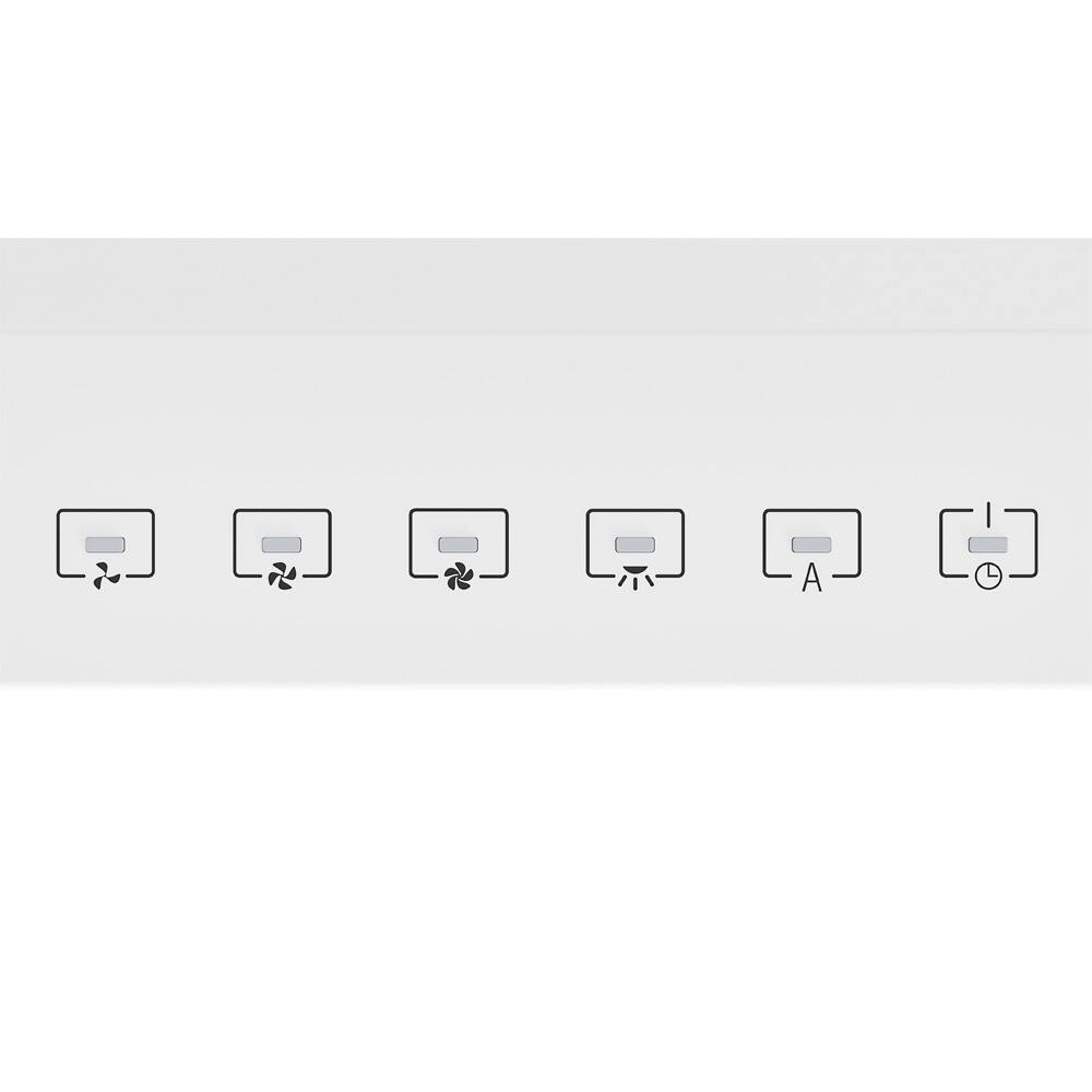 Alt View 6. Broan - Glacier 30-Inch 490 MAX Blower CFM 1.0 Sones White Range Hood - White.