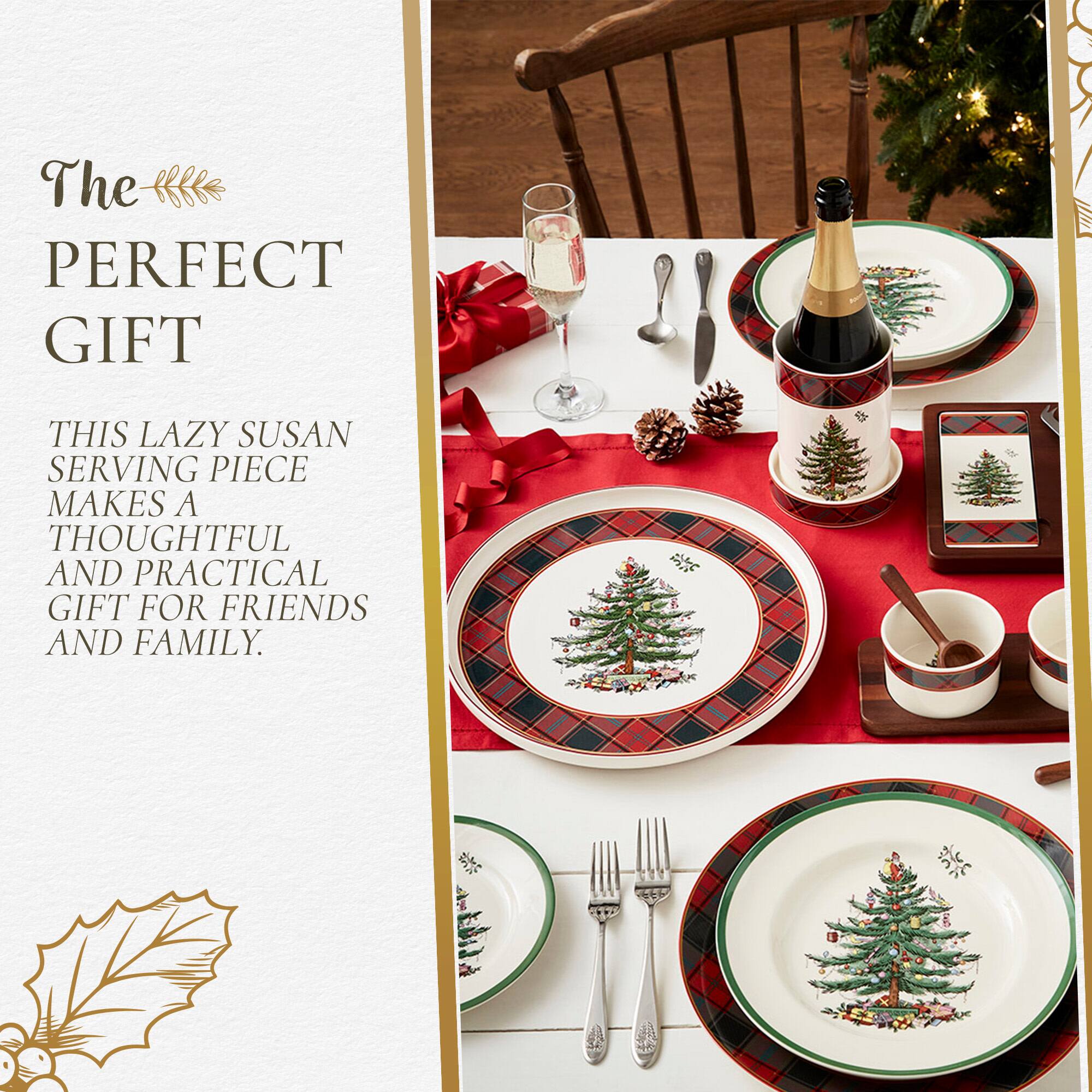 The PERFECT GIFT

THIS LAZY SUSAN SERVING PIECE MAKES A THOUGHTFUL AND PRACTICAL GIFT FOR FRIENDS AND FAMILY.