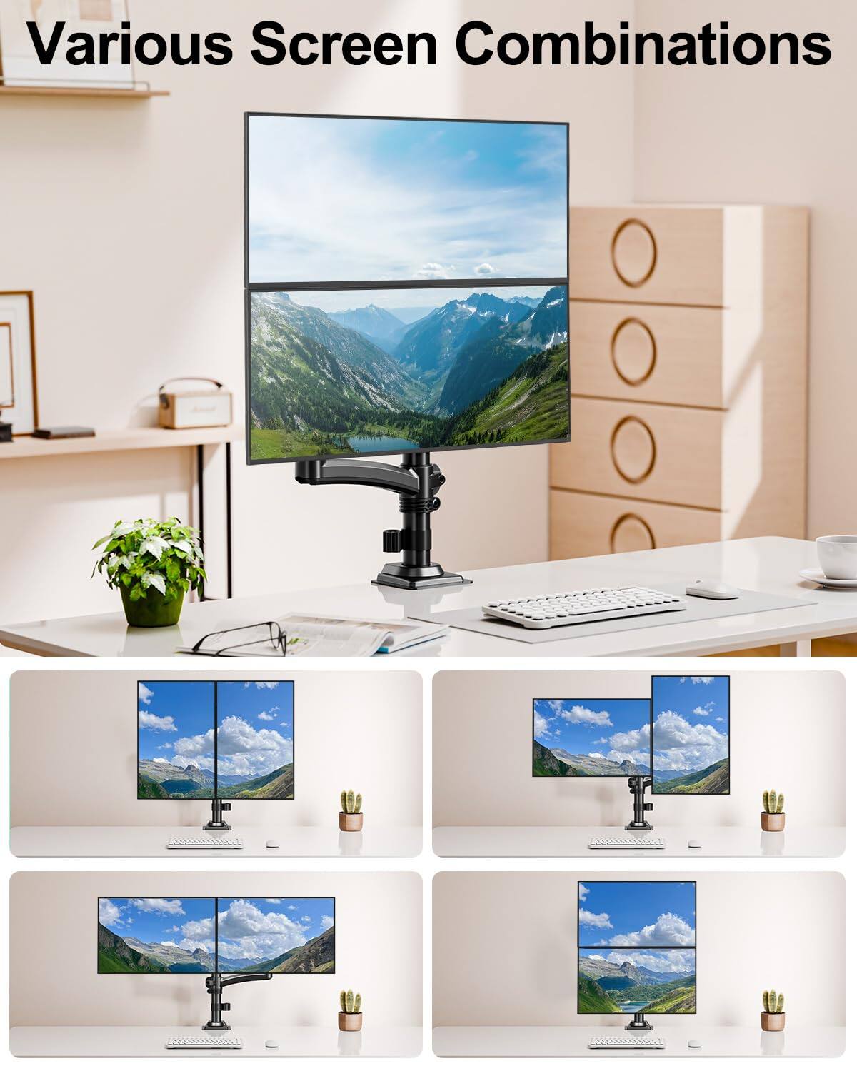 Various Screen Combinations