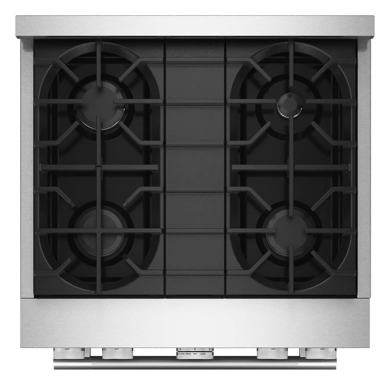 KitchenAid KitchenAid - 4.1 Cu. Ft. Slide-In Commercial Gas True Convection Range with Self-Cleaning and No Preheat Air Fry Mode - Stainless Steel 6