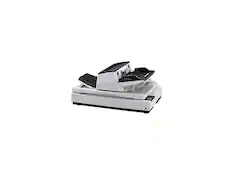 Front. Ricoh - Ricoh fi-7700 PA03740-B005 Duplex 600 DPI x 600 DPI Production-class ADF + Flatbed document scanner - White.