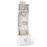 Costway - 3-in-1 Hall Tree wirh Bench Storage Adjustable Shelves Hanging Hooks for Entryway - White