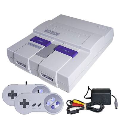 Snes Second Model Refurbished Excellent SNES 2 Player Pak Super Nintendo Entertainment ...