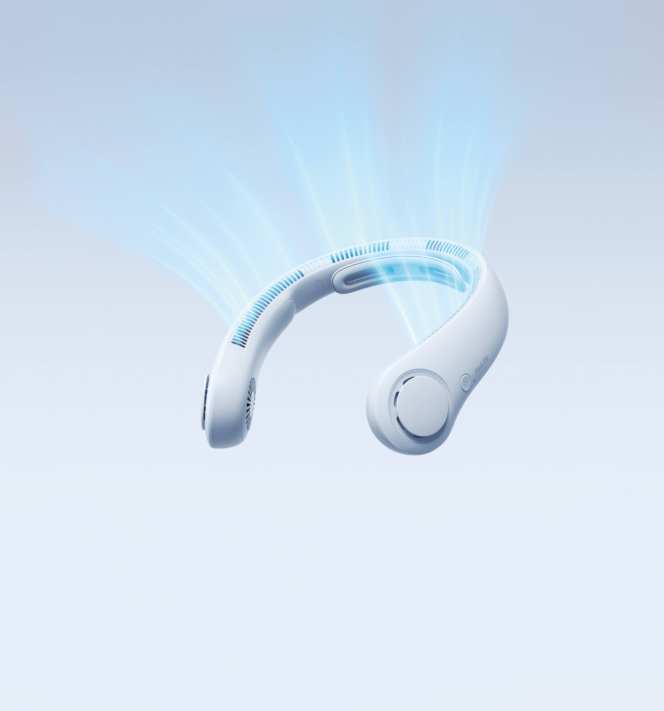 Alt View 4. Jisulife - Neck Fan Life4B - Light Blue.