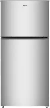 Whirlpool - 19.3 Cu. Ft. Wide Top Freezer Refrigerator with Total Coverage Cooling - Fingerprint-Resistant Stainless Finish