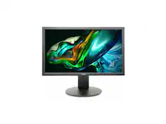Front. Acer - Acer V206Q A 20" Class LCD Monitor 16:9 Black UMIV6AAA19 - Black.