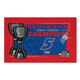 Northwest - Kyle Larson Two-Time NASCAR Cup Series Champion 32" x 62" Washable Rug - Multicolor