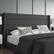 Alt View 4. Emma + Oliver - Upholstered Platform Bed with Wingback Headboard - Charcoal.