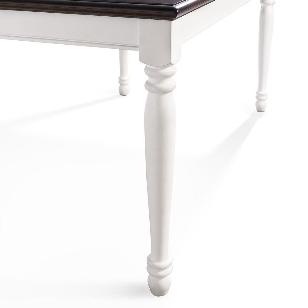 Alt View 4. Crosley Furniture - Shelby Dining Table - White.