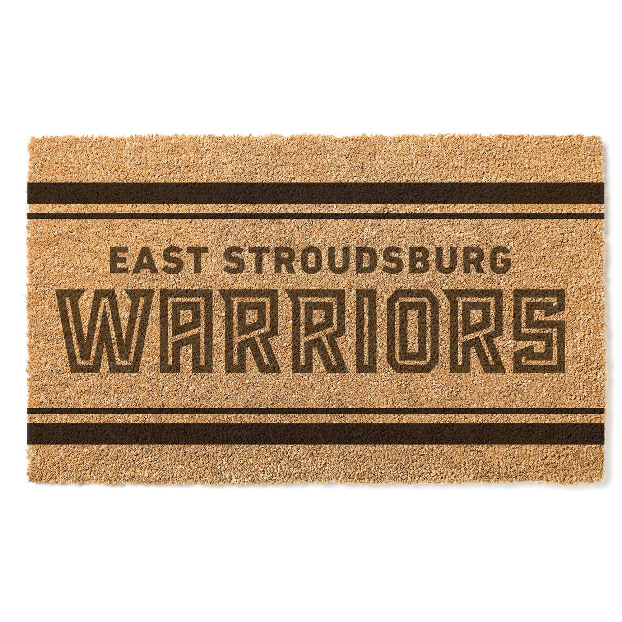 East Stroudsburg Warriors 18" x 30" Team Logo Doormat