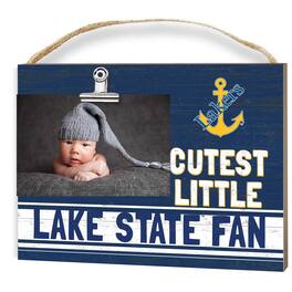 Jardine - Lake Superior State Lakers 8" x 10" Cutest Little Fan Team Logo Clip Photo Frame - Blue