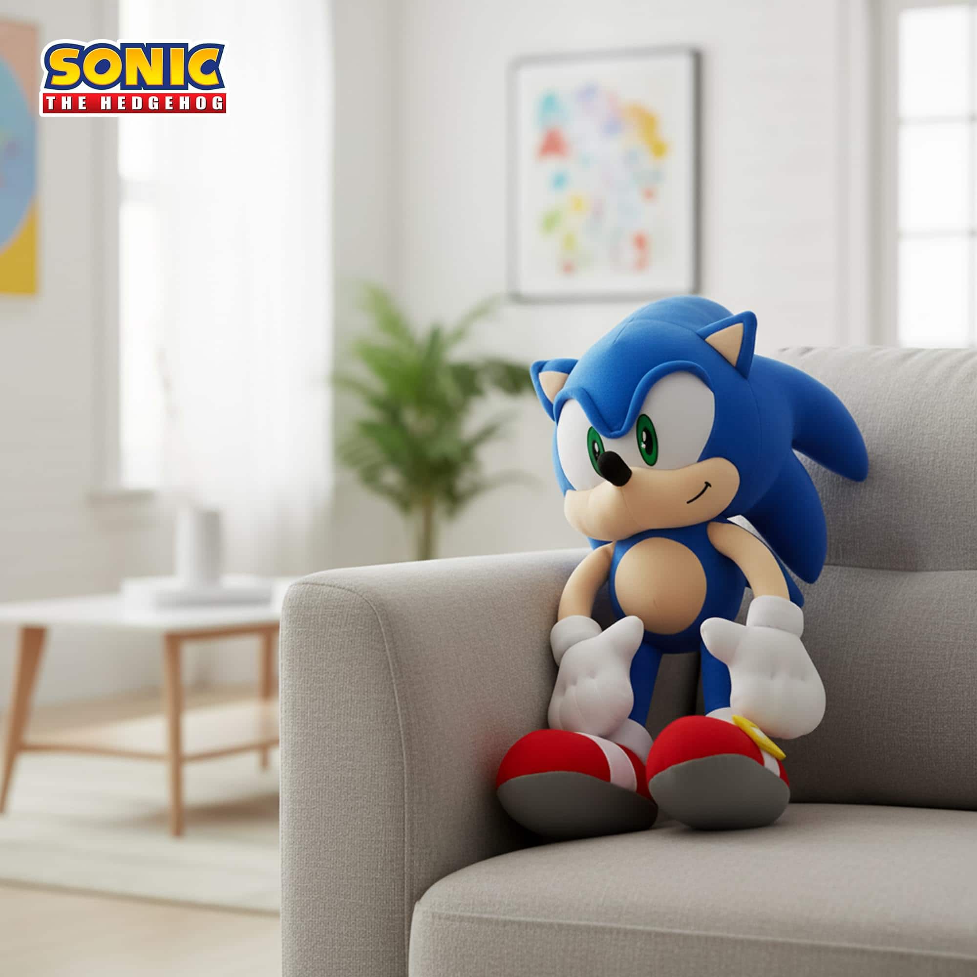Great Eastern Sonic the Hedgehog 20 Inch Jumbo Plush | Sonic Blue