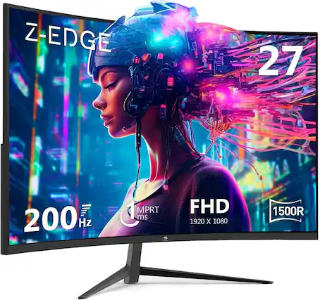 Z-EDGE 27
200 Hz
1 MPRT ms
FHD 1920 X 1080
1500R