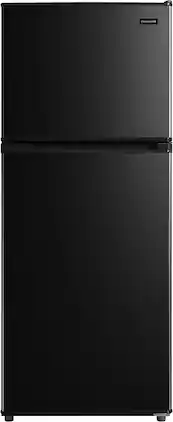 Frigidaire - 12 Cu. Ft. Garage Ready Top Freezer - Black