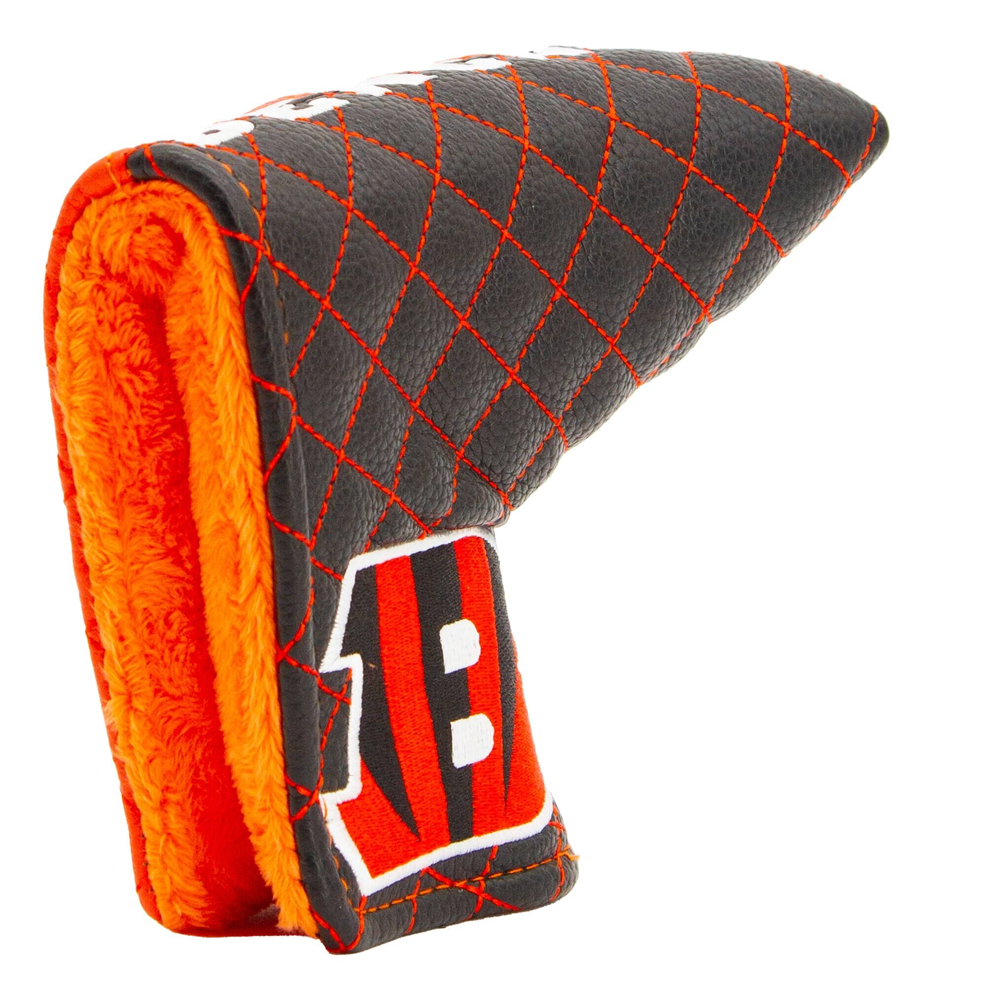 Alt View 3. Team Golf - Cincinnati Bengals Quilted Blade Putter Cover - Multicolor.
