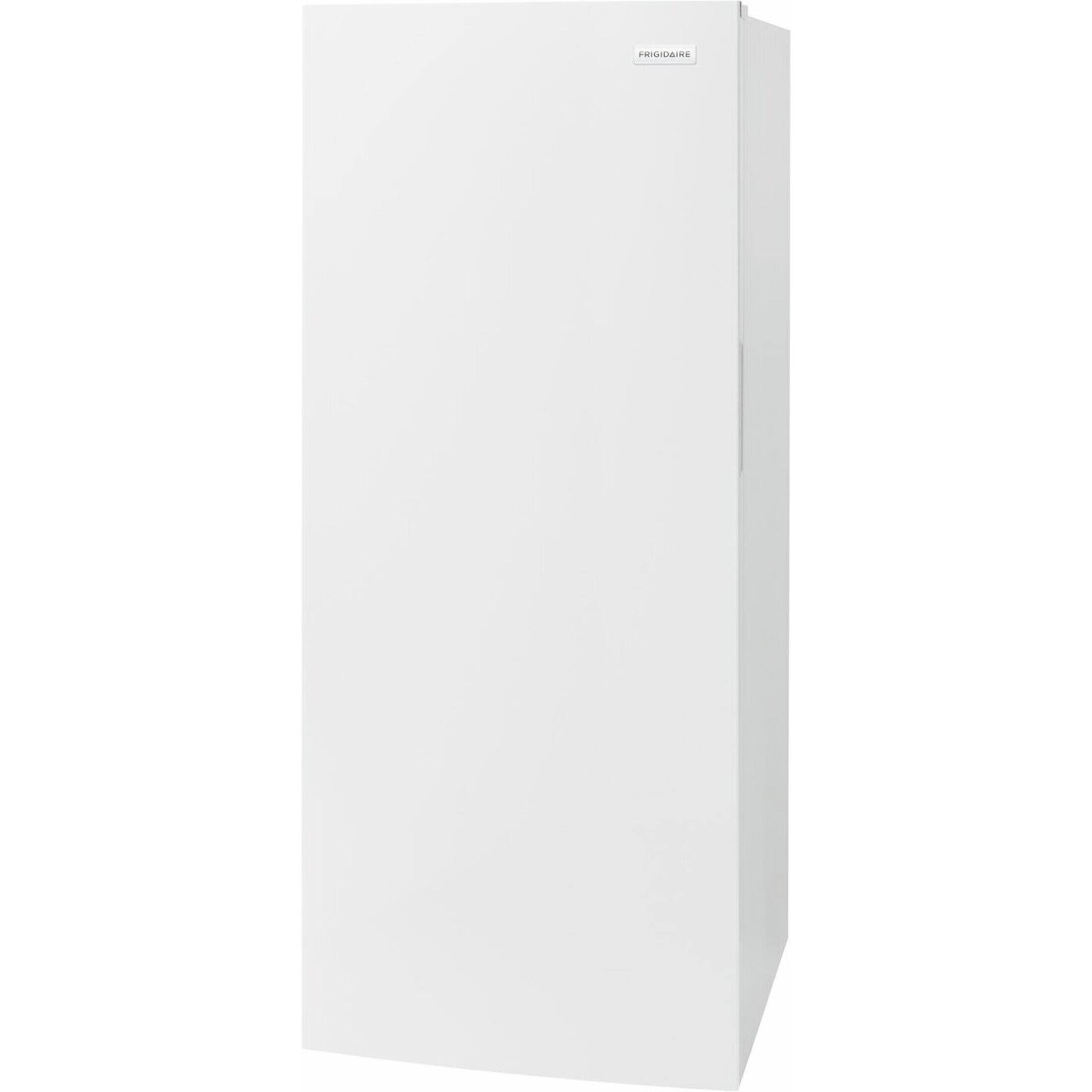 Angle. Frigidaire - 16 Cu. Ft. Garage Ready Upright Refrigerator - White.