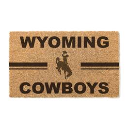 Jardine - Wyoming Cowboys 18" x 30" Team Logo Doormat - Brown