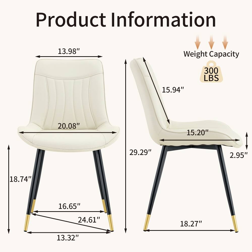 Product Information

- Weight Capacity: 300 LBS
- Dimensions:
  - 13.98" (Width)
  - 15.94" (Height)
  - 20.08" (Depth)
  - 15.20" (Seat Width)
  - 29.29" (Overall Length)
  - 2.95" (Seat Height)
  - 18.74" (Leg Height)
  - 16.65" (Leg Width)
  - 24.61" (Base Width)
  - 18.27" (Base Length)
  - 13.32" (Base Depth)