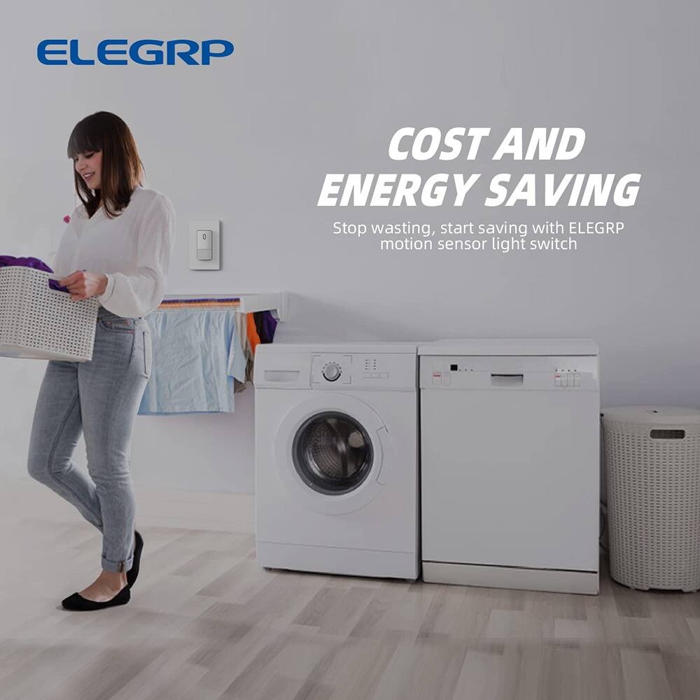 ELEGRP

COST AND ENERGY SAVING

Stop wasting, start saving with ELEGRP motion sensor light switch