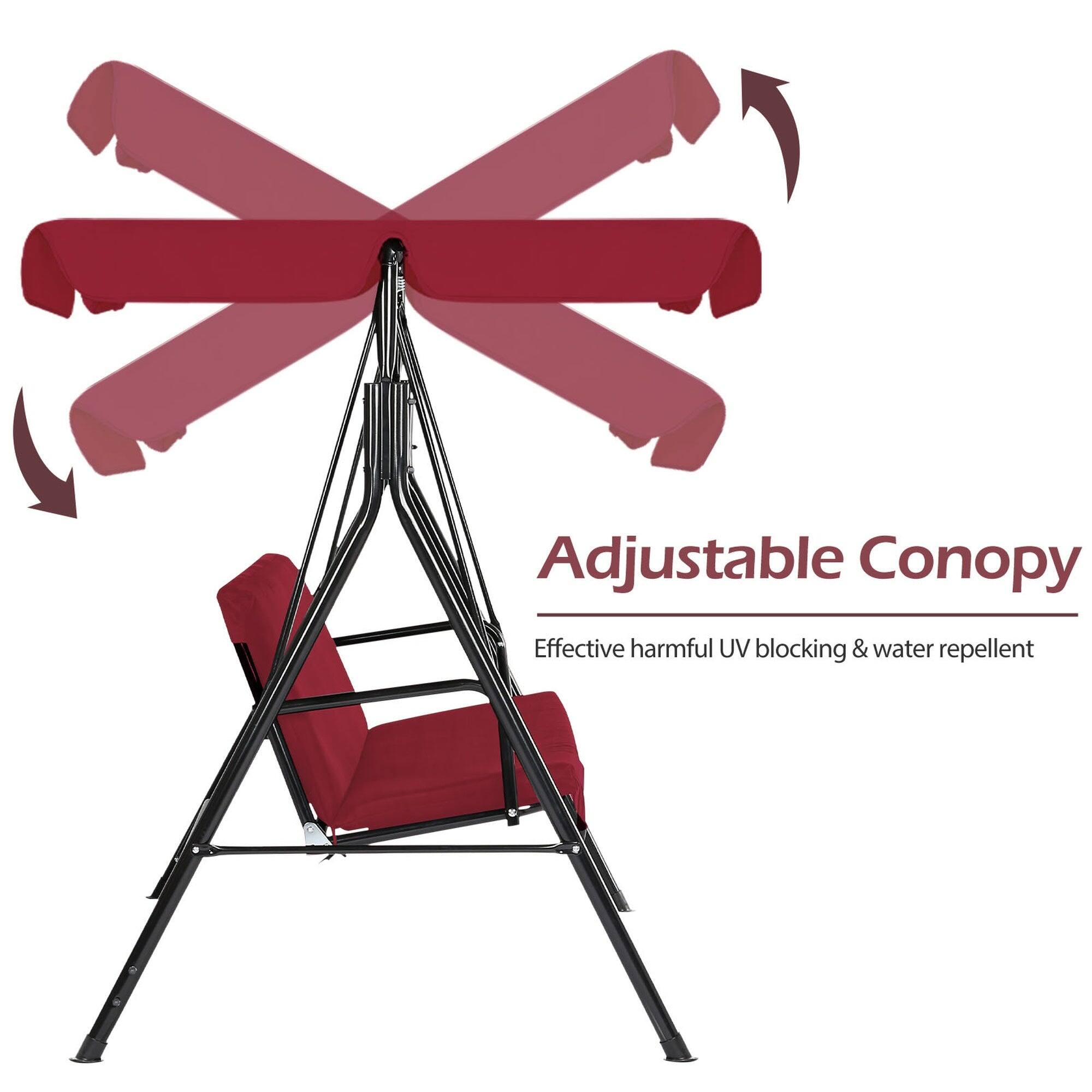Adjustable Canopy  
Effective harmful UV blocking & water repellent