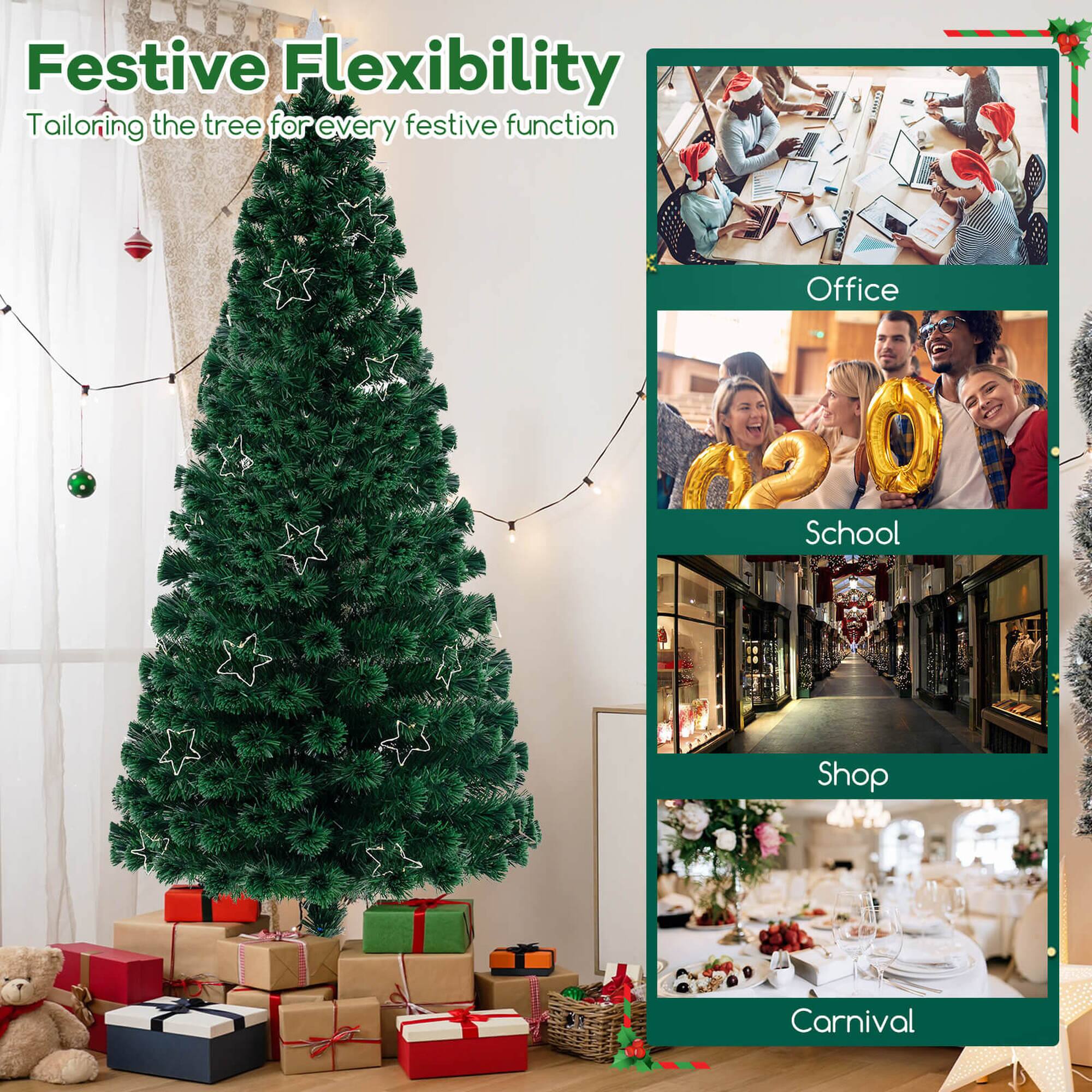 Festive Flexibility: Tailoring the tree for every festive function

Office  
School  
Shop  
Carnival