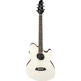 Ibanez - TCY10E Talman Acoustic Guitar, Purpleheart Fretboard, Ivory
