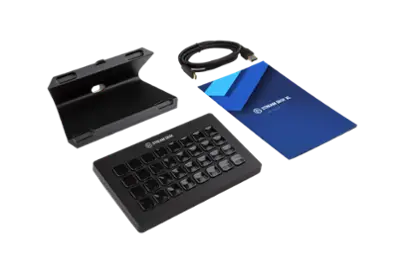 Elgato Stream Deck XL Wired Keypad with Back Lighting Black Elgato Stream Deck XL Wired Keypad with Back Lighting Black